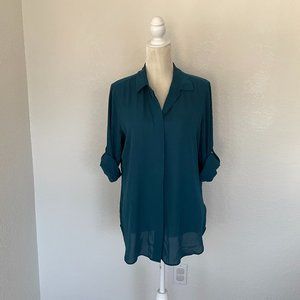 Mossimo Teal Blouse